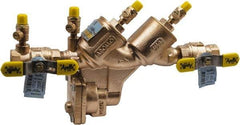 Conbraco - 1-1/2 Thread, 175 psi WOG Rating, Bronze Reduced Pressure Backflow Preventer Valve - Lead-Free, Use with Potable Water Applications - Industrial Tool & Supply