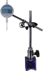 Fowler - 0.0005" Graduation, 1" Max Meas, Electronic Indicator & Base Kit - 0.01mm Resolution, 2.3" Base Length x 2" Base Width x 1.8" Base Height, 2-1/4" Dial Diam - Industrial Tool & Supply
