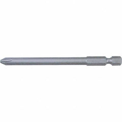 Wiha - #0 Power Bit - 1/4" Drive, 2-3/4" OAL - Industrial Tool & Supply