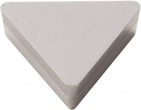 Seco - TCGN1.211 Grade CBN010 PCBN Turning Insert - Uncoated, 60° Triangle, 5/32" Inscr Circle, 3/64" Thick, 1/64" Corner Radius - Industrial Tool & Supply