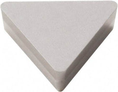 Seco - TCGN1.211 Grade CBN010 PCBN Turning Insert - Uncoated, 60° Triangle, 5/32" Inscr Circle, 3/64" Thick, 1/64" Corner Radius - Industrial Tool & Supply