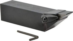 Seco - DVJN, Right Hand Cut, 93° Lead Angle, 1-1/4" Shank Height x 1-1/4" Shank Width, Negative Rake Indexable Turning Toolholder - 6" OAL, VNMG 332 Insert Compatibility, Series Dual Clamp - Industrial Tool & Supply