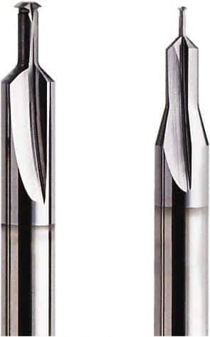 Seco - M2.5x0.45 Metric Coarse, 0.0791" Cutting Diam, 3 Flute, Solid Carbide Helical Flute Thread Mill - Internal Thread, 4.45mm LOC, 40mm OAL, 3mm Shank Diam - Industrial Tool & Supply