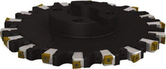 Seco - Shell Mount Connection, 1.0236" Cutting Width, 2.3228" Depth of Cut, 250mm Cutter Diam, 2.3622" Hole Diam, 7 Tooth Indexable Slotting Cutter - R335.25 Toolholder, L/XNHQ 1407 Insert, Right Hand Cutting Direction - Industrial Tool & Supply