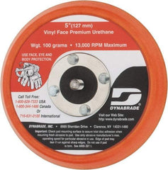 Dynabrade - 5" Diam Disc Backing Nonvacuum Replacement Pad - Medium Density, 13,000 RPM - Industrial Tool & Supply