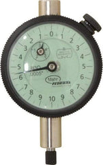 Mahr - 0.05" Range, 0-10-0 Dial Reading, 0.0005" Graduation Dial Drop Indicator - 1-3/4" Dial, 0.02" Range per Revolution, 0.0005" Accuracy, Revolution Counter - Industrial Tool & Supply