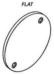 Mahr - Flat Drop Indicator Back - Use with AGD Group 4 Series E/R - Industrial Tool & Supply