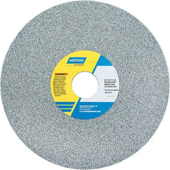 Norton - 8" Diam x 1-1/4" Hole x 1/2" Thick, H Hardness, 46 Grit Surface Grinding Wheel - Ceramic, Type 1, Coarse Grade, 3,105 Max RPM - Industrial Tool & Supply