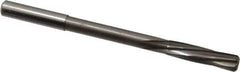 Magafor - 7.94mm Solid Carbide 6 Flute Chucking Reamer - Spiral Flute, 0.315" Straight Shank, 1-19/64" Flute Length, 4-5/8" OAL - Industrial Tool & Supply