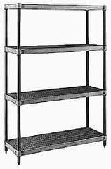 Metro - 36" Wide, 1-1/2" High, Open Shelving Shelf - Polymer, 24" Deep, Use with Metro Max I - Industrial Tool & Supply