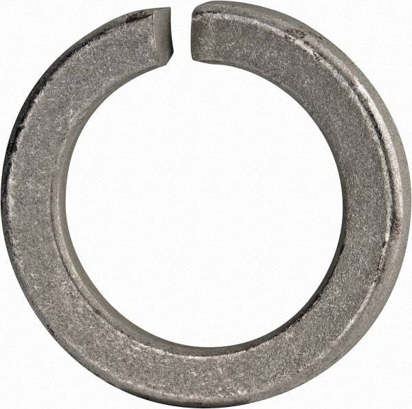 Value Collection - 2", 2.008" ID, 0.422" Thick Split Lock Washer - Grade 8 Spring Steel, Zinc-Plated Finish, 2.008" Min ID, 2.039" Max ID, 2.936" Max OD - Industrial Tool & Supply