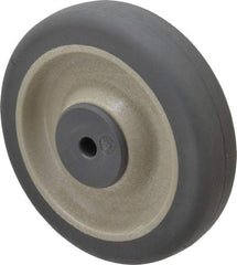 Albion - 5 Inch Diameter x 1-1/4 Inch Wide, Rubber Caster Wheel - 250 Lb. Capacity, 1-9/16 Inch Hub Length, 3/8 Inch Axle Diameter, Ball Bearing - Industrial Tool & Supply