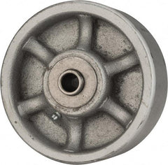 Albion - 5 Inch Diameter x 2 Inch Wide, Semi-Steel Caster Wheel - 1,500 Lb. Capacity, 2-3/8 Inch Hub Length, 1/2 Inch Axle Diameter, Roller Bearing - Industrial Tool & Supply