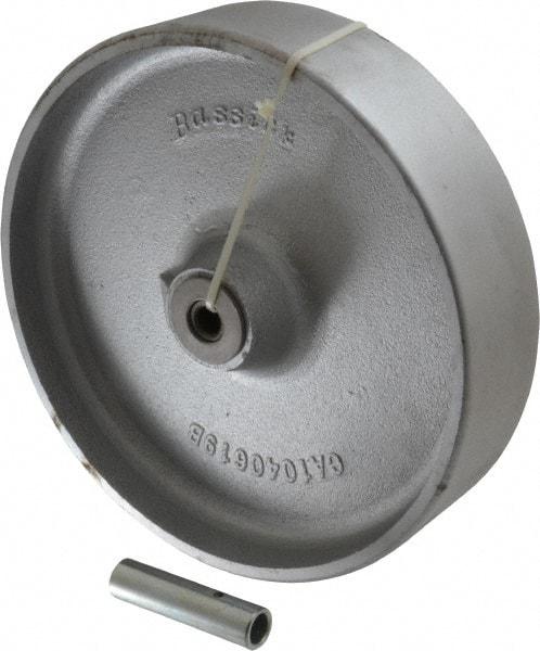 Albion - 10 Inch Diameter x 2-1/2 Inch Wide, Semi-Steel Caster Wheel - 1,650 Lb. Capacity, 2-15/16 Inch Hub Length, 1/2 Inch Axle Diameter, Roller Bearing - Industrial Tool & Supply
