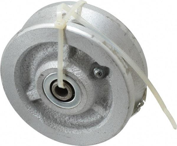 Albion - 4 Inch Diameter x 1-1/2 Inch Wide, Cast Iron Caster Wheel - 600 Lb. Capacity, 1-3/4 Inch Hub Length, 3/8 Inch Axle Diameter, Roller Bearing - Industrial Tool & Supply