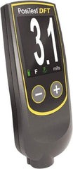 Made in USA - 0 to 40 mil Digital Coating Thickness Gage - For Use with Ferrous Bases - Industrial Tool & Supply