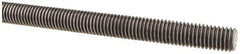 Made in USA - 1/2-13 UNC (Coarse), 6' Long, Low Carbon Steel Threaded Rod - Oil Finish Finish, Right Hand Thread - Industrial Tool & Supply