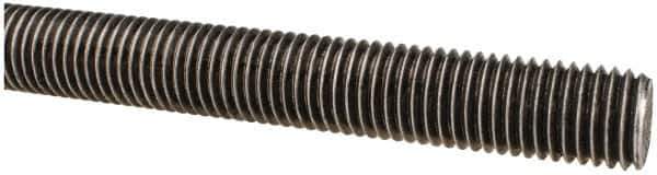 Made in USA - 3/4-10 UNC (Coarse), 6' Long, Low Carbon Steel Threaded Rod - Oil Finish Finish, Right Hand Thread - Industrial Tool & Supply