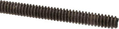 Made in USA - #10-24 UNC (Coarse), 6' Long, Stainless Steel Threaded Rod - Right Hand Thread - Industrial Tool & Supply