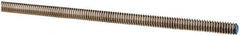 Made in USA - 1/4-20 UNC (Coarse), 6' Long, Stainless Steel Threaded Rod - Right Hand Thread - Industrial Tool & Supply