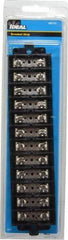 Ideal - 12 Poles, 600 Volt, 60 Amp, -40 to 266°F, Polyester Thermoplastic, Polyester Thermoplastic Multipole Terminal Block - Nickle Plated Brass, 22 to 6 AWG Compatibility, 1-1/4 Inch High - Industrial Tool & Supply