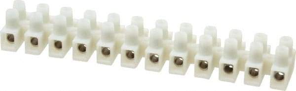 Ideal - 0.7mm High x 7.9mm Long, Terminal Block Barrier Strip - Use with 12 Pole Terminal Blocks - Industrial Tool & Supply