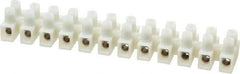 Ideal - 0.7mm High x 7.9mm Long, Terminal Block Barrier Strip - Use with 12 Pole Terminal Blocks - Industrial Tool & Supply