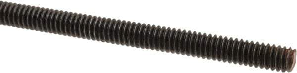 Value Collection - 1/4-20 UNC (Coarse), 6' Long, Alloy Steel Threaded Rod - Right Hand Thread - Industrial Tool & Supply
