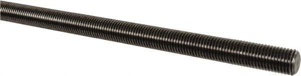 Value Collection - 1-8 UNC (Coarse), 6' Long, Alloy Steel Threaded Rod - Right Hand Thread - Industrial Tool & Supply