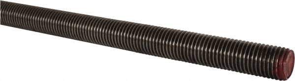 Value Collection - 1-1/8-7 UNC (Coarse), 6' Long, Alloy Steel Threaded Rod - Right Hand Thread - Industrial Tool & Supply