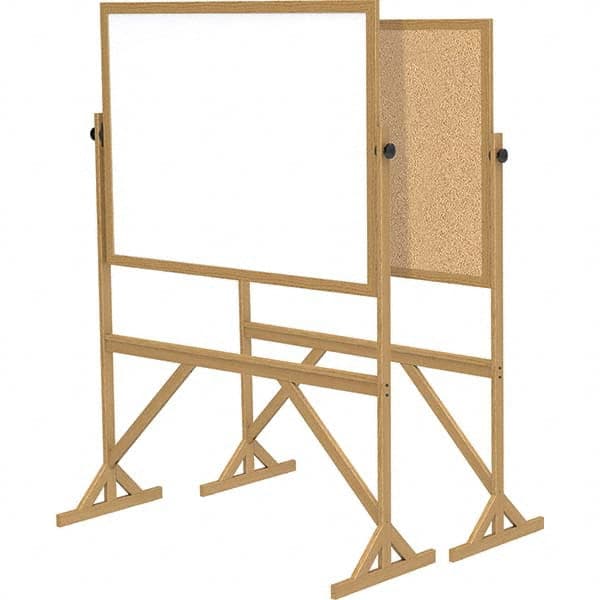 Ghent - Whiteboards & Magnetic Dry Erase Boards Type: Reversible Dry Erase/Corkboard Height (Inch): 71-3/4 - Industrial Tool & Supply