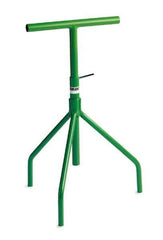Made in USA - 15-1/2 Inch T Bar Wide Portable Adjustable Stand for Conveyors - Supports 25 Inch to 43 Inch High - Industrial Tool & Supply