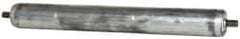 Made in USA - Replacement Conveyor Roller for 16 Inches Between Frame - 1.9 Inch Diameter, 7/16 Inch Axle, Galvanized Steel Finish, 16 Gage - Industrial Tool & Supply