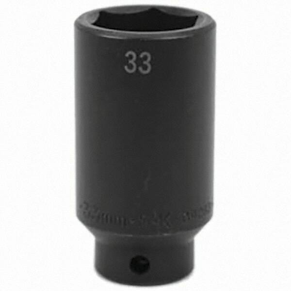 SK - Impact Socket - 1/2"DR 33MM DEEP IMPACT SOCKET - Industrial Tool & Supply