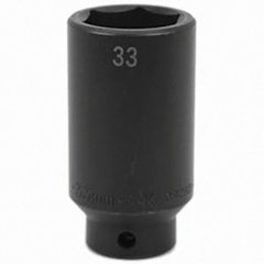 SK - Impact Socket - 1/2"DR 33MM DEEP IMPACT SOCKET - Industrial Tool & Supply