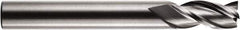 RobbJack - 1", 2" LOC, 1" Shank Diam, 4" OAL, 3 Flute, Solid Carbide Square End Mill - Single End, Diamond-Like Carbon (DLC) Finish, Spiral Flute, 35° Helix, Centercutting, Right Hand Cut, Right Hand Flute, Series A1-303 - Industrial Tool & Supply