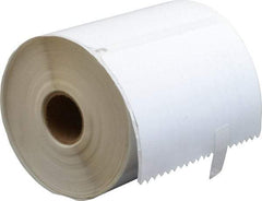Dymo - 4" Wide x 6" Long, White Die Cut Paper with Semi Perm. Adhesive Shipping Label - For DYMO LabelWriter Printers - Industrial Tool & Supply