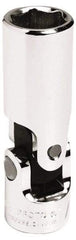 Proto - 5/8", 3/8" Drive, Deep Hand Socket - 6 Points, 2-3/8" OAL, Alloy Steel, Chrome Finish - Industrial Tool & Supply