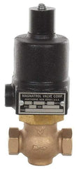 Magnatrol Valve - 1/2" Port, 2 Way, Bronze Solenoid Valve - Normally Open - Industrial Tool & Supply