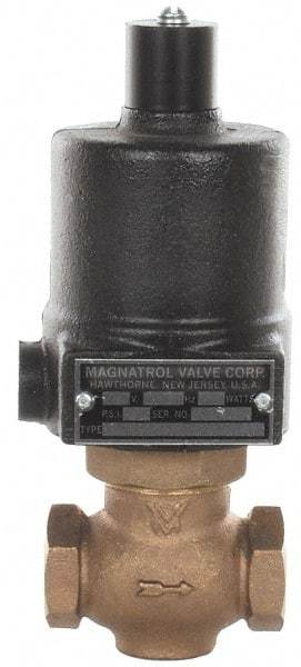 Magnatrol Valve - 3/4" Port, 2 Way, Solenoid Valve - Normally Open - Industrial Tool & Supply