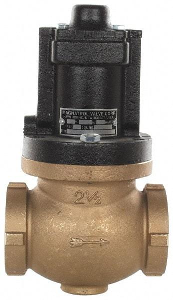 Magnatrol Valve - 2-1/2" Port, 2 Way, Solenoid Valve - Normally Closed - Industrial Tool & Supply