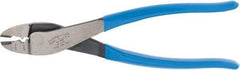 Channellock - 9-3/4" OAL Crimping Pliers - Plastic Dipped Handle - Industrial Tool & Supply