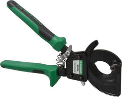 Greenlee - 10" OAL, 1-3/8" Capacity, Cable Cutter - Molded Plastic Handle - Industrial Tool & Supply