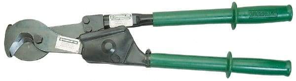Greenlee - 27-1/2" OAL, 1,500 MCM Capacity, Cable Cutter - Rubber Handle - Industrial Tool & Supply