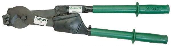 Greenlee - 29-1/4" OAL, 1/2" Capacity, Cable Cutter - Rubber Handle - Industrial Tool & Supply