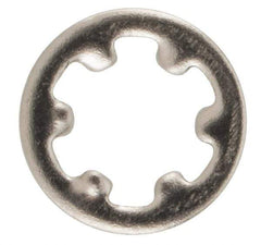 Value Collection - M25 Screw, 2.7mm ID, Stainless Steel Internal Tooth Lock Washer - 5.5mm OD, Uncoated, Grade 18-8 & Austenitic A2 - Industrial Tool & Supply