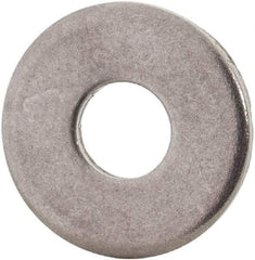 Value Collection - M4 Screw, Grade 316 Stainless Steel Fender Flat Washer - 4.3mm ID x 12mm OD, Plain Finish - Industrial Tool & Supply