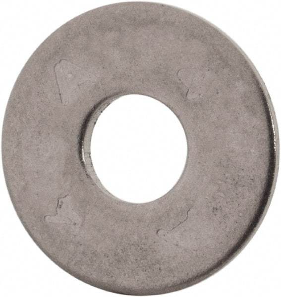 Value Collection - M5 Screw, Grade 316 Stainless Steel Fender Flat Washer - 5.3mm ID x 15mm OD, Plain Finish - Industrial Tool & Supply