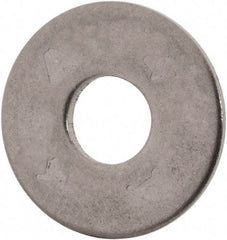 Value Collection - M5 Screw, Grade 316 Stainless Steel Fender Flat Washer - 5.3mm ID x 15mm OD, Plain Finish - Industrial Tool & Supply