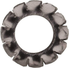 Value Collection - M5 Screw, 5.3mm ID, Stainless Steel External Tooth Lock Washer - 10mm OD, Uncoated, Grade 316 & Austenitic A4 - Industrial Tool & Supply